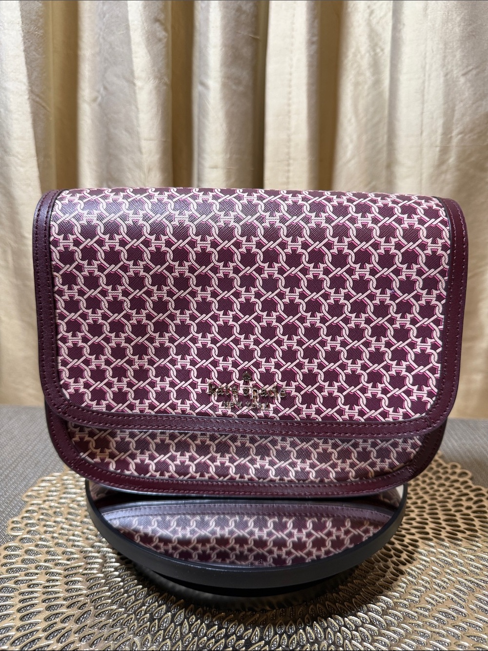 Kate Spade Spade Link Saddle Crossbody Pink Multi WKR00189